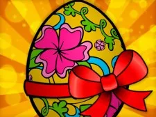 Handmade Easter Eggs Coloring Book